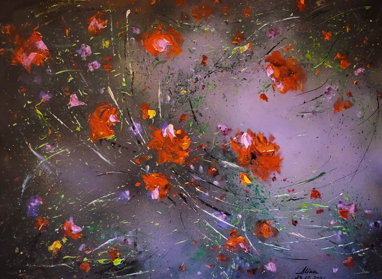 ArteDiAlina.com painting: Spiritual Garden